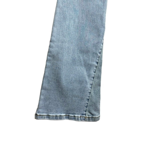 SER.O.YA Demi Mid Rise Flare Leg Denim Blue Jeans Retro 26 - Picture 11 of 16